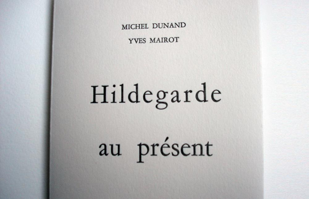 Hildegarde au présent