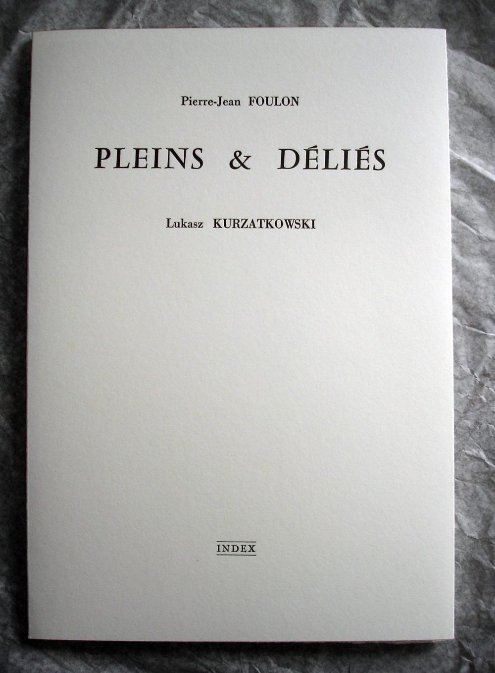 PLEINS ET DÉLIÉS