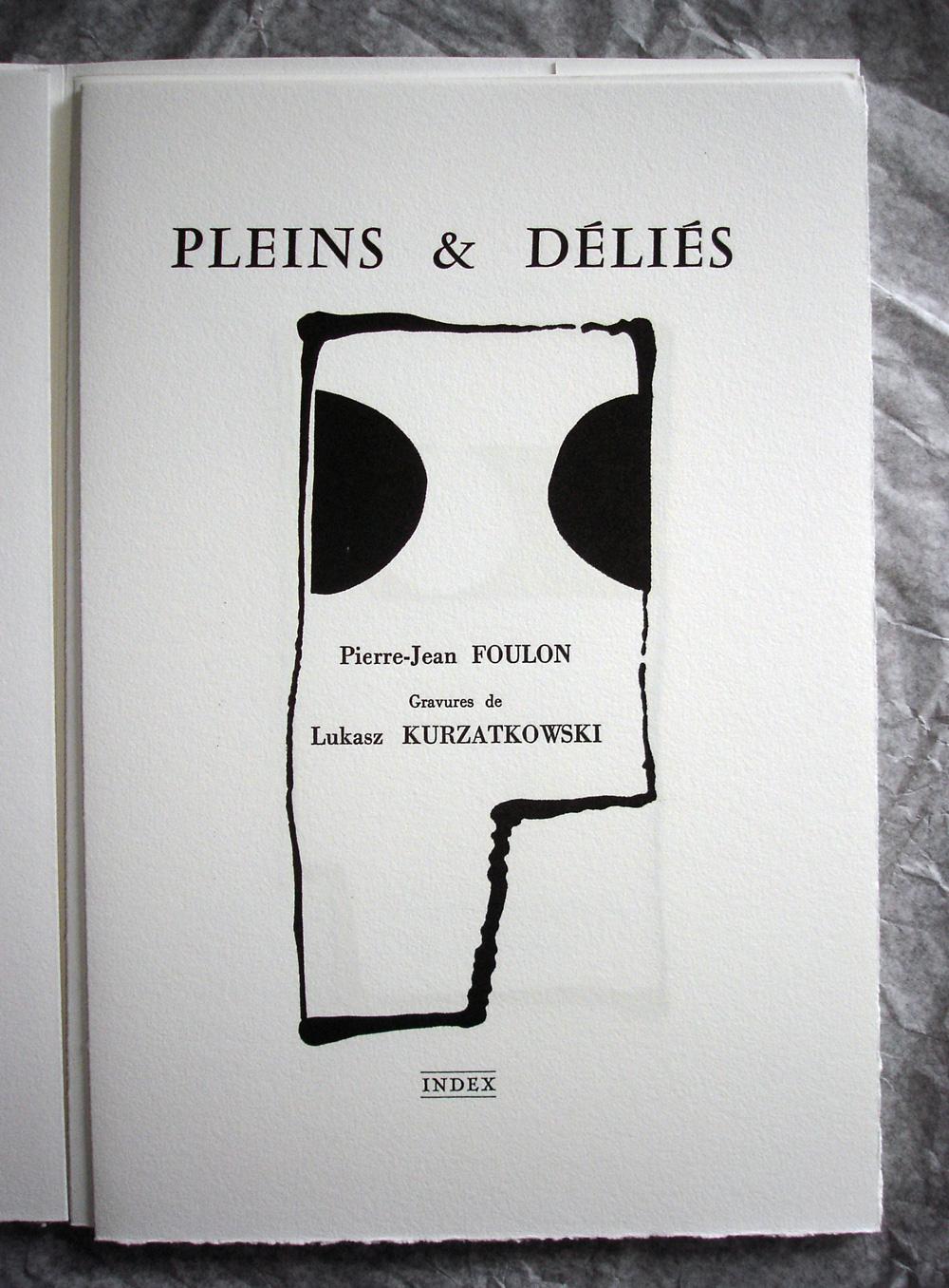 PLEINS ET DÉLIÉS