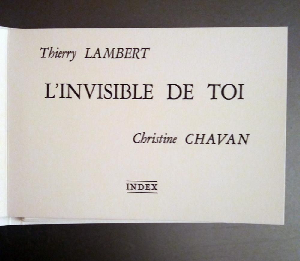 L'invisible de toi