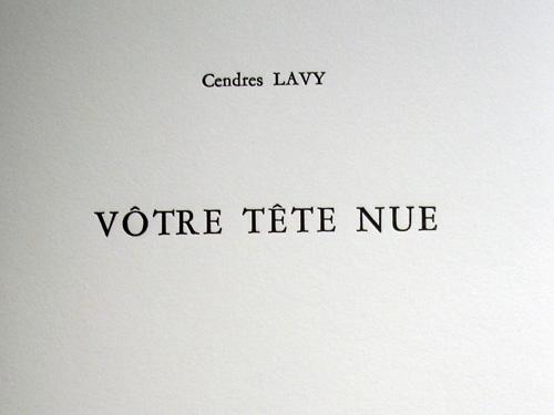 VOTRE TETE NUE