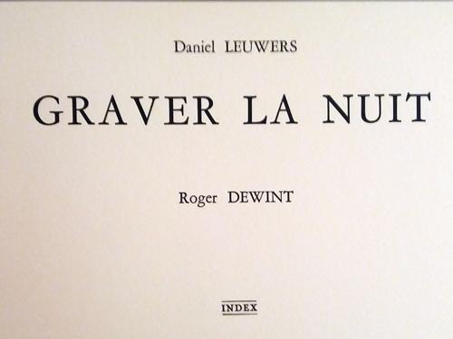 Graver la nuit